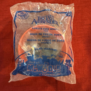 MCDONALDS HAPPY MEAL TOY 2010 THE LAST AIRBENDER ZUKO’S FIRE WHEEL #7 TOY