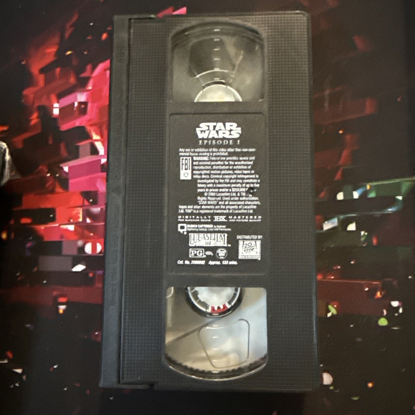 Vintage Rare Mint Condition Star Wars The Phantom Menace VHS Tape