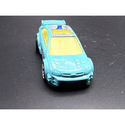 Hot Wheels 08 Ford Focus Blue 83/250 1:64 HW Art Cars 8/10 Diecast Car Loose