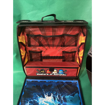 Lego Ninjago Masters Of Spinjitzu Battle Arena Storage Carrying Case RED