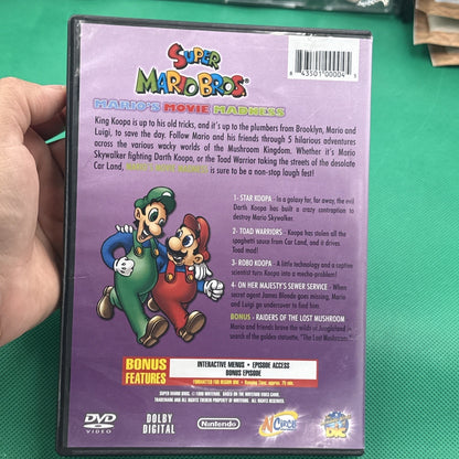 Super Mario Bros. SuperMario Movie Madness the ANIMATED CARTOON