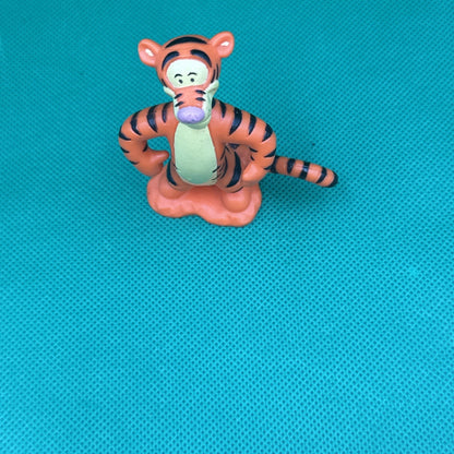 Disney 3 Inch Winnie The Pooh Tigger Plastic Figure w Base Collectible
