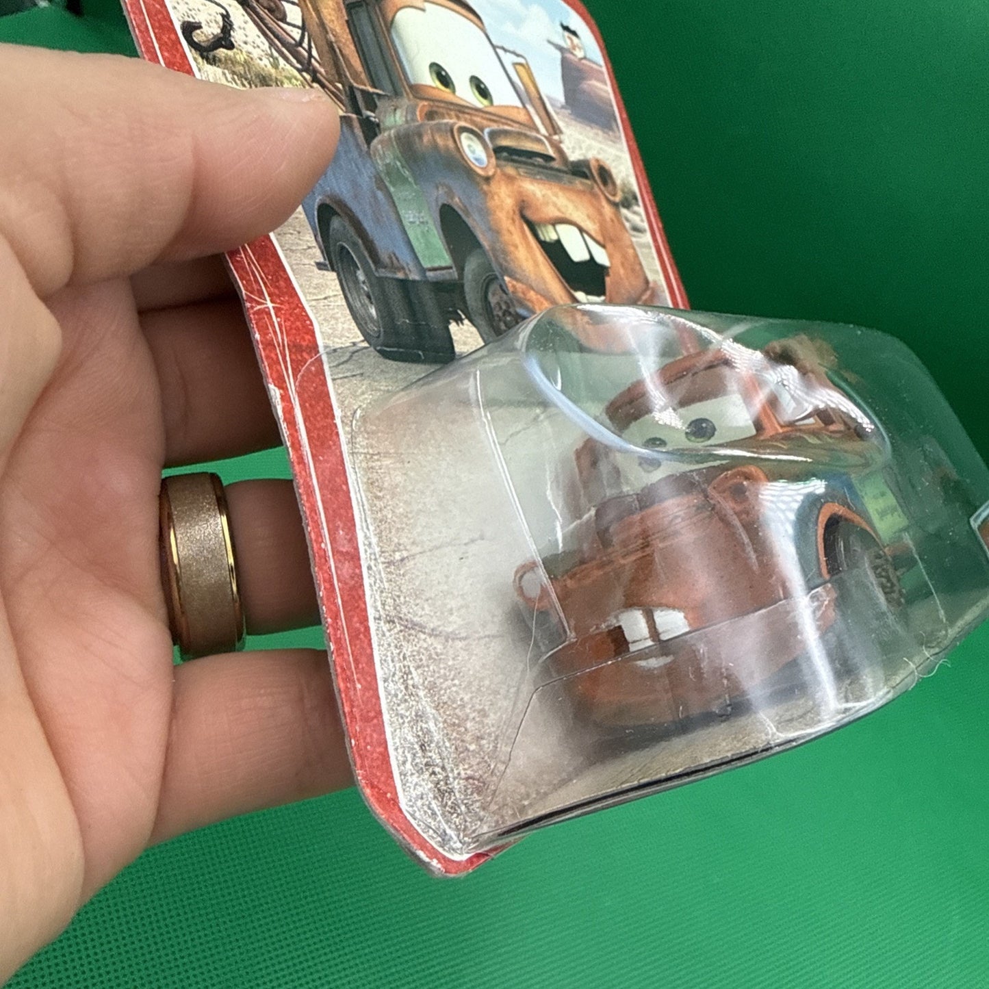 2005 Disney Presents Pixar Film Cars Mater Tow Truck Desert Card NEW