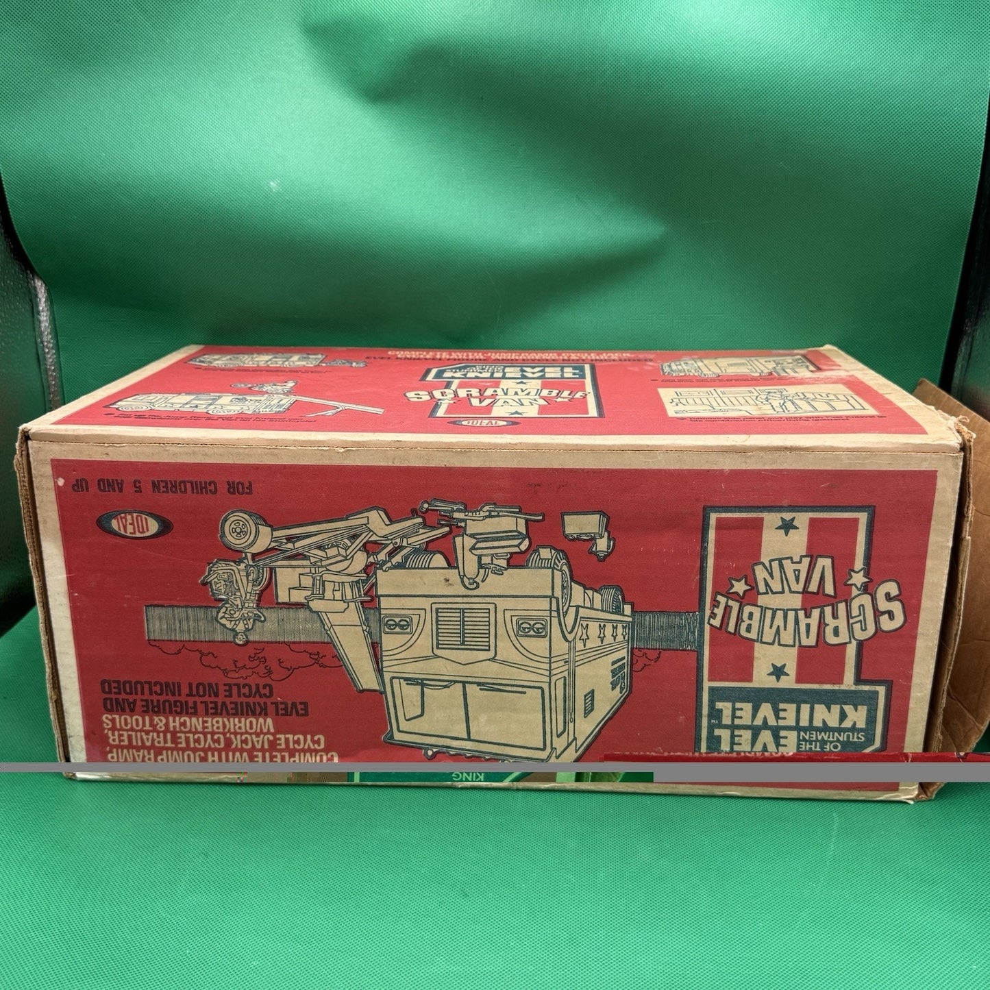 Original Evil Kenevil Scramble Van Ideal Toy Corp. 1973 With Open Box