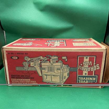 Original Evil Kenevil Scramble Van Ideal Toy Corp. 1973 With Open Box