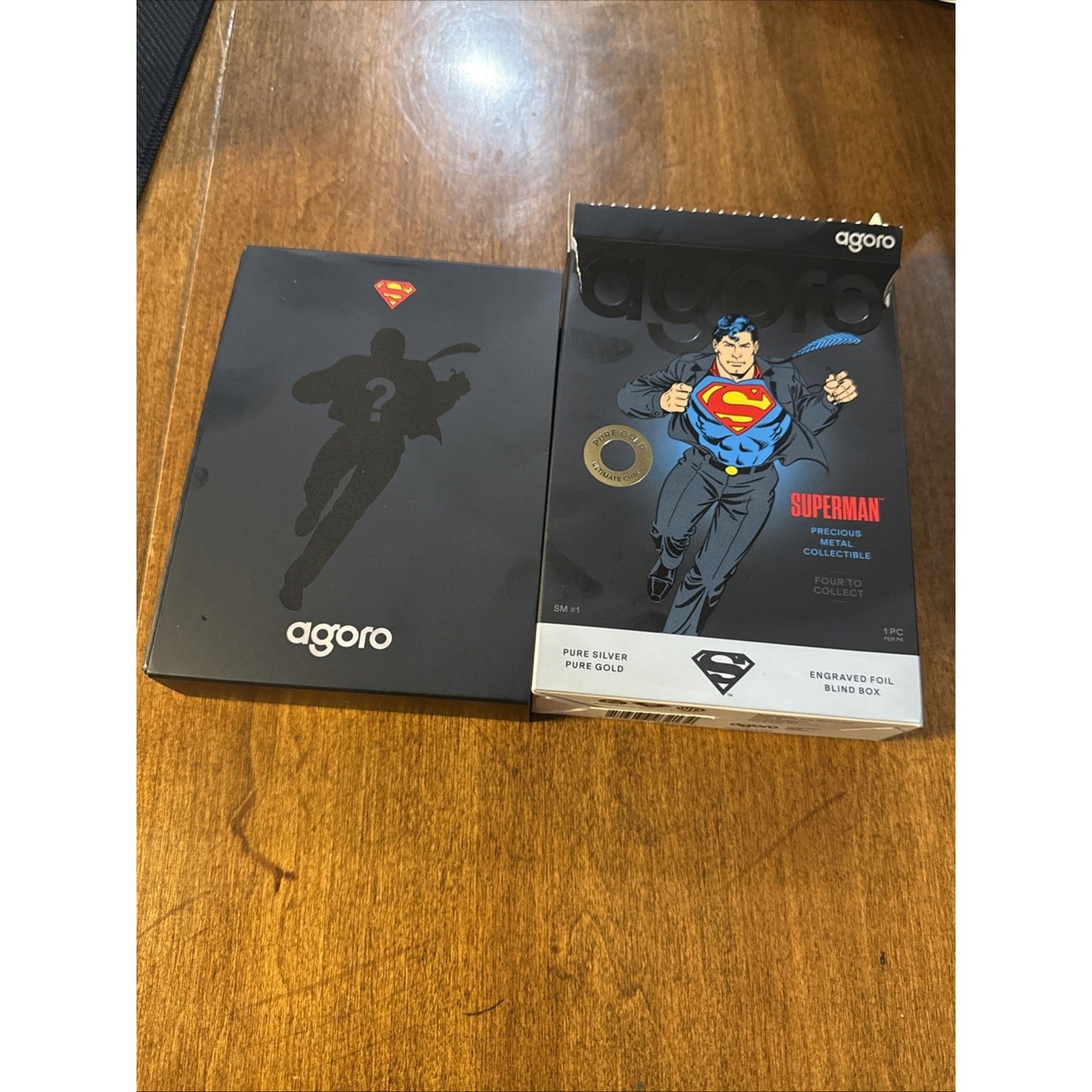 2026 Niue Agoro DC Superman Tier 1 Blind Box Opened 5 Gram Silver Foil 0829/3450