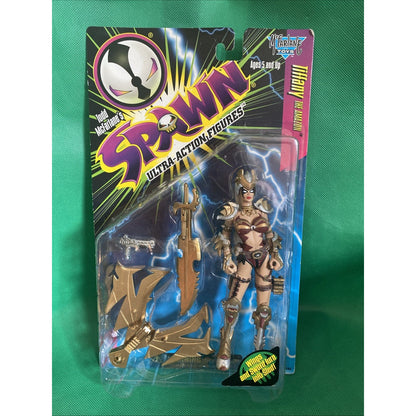 vintage 1996 McFarlane Spawn Tiffany The Amazon Series 6 Ultra-Action Figure New
