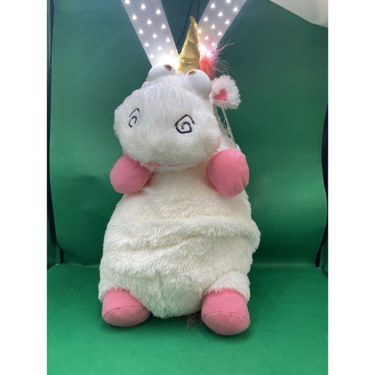 USJ Universal Studios Japan Minions Fluffy Unicorn Plush Pillow Cushion H 22.4 "