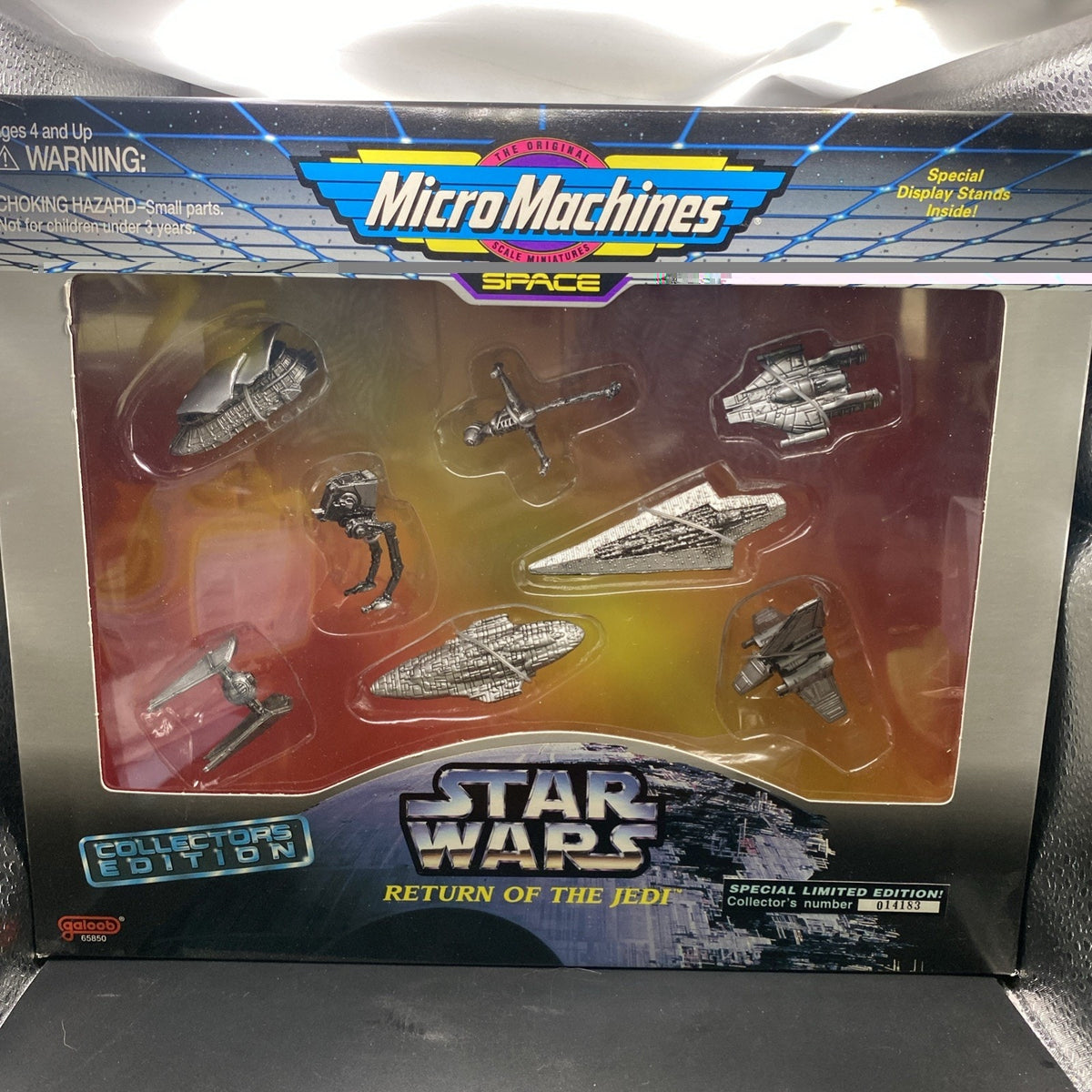 Star Wars Micro Machines RETURN OF THE JEDI Collectors Edition Set Metal Finish