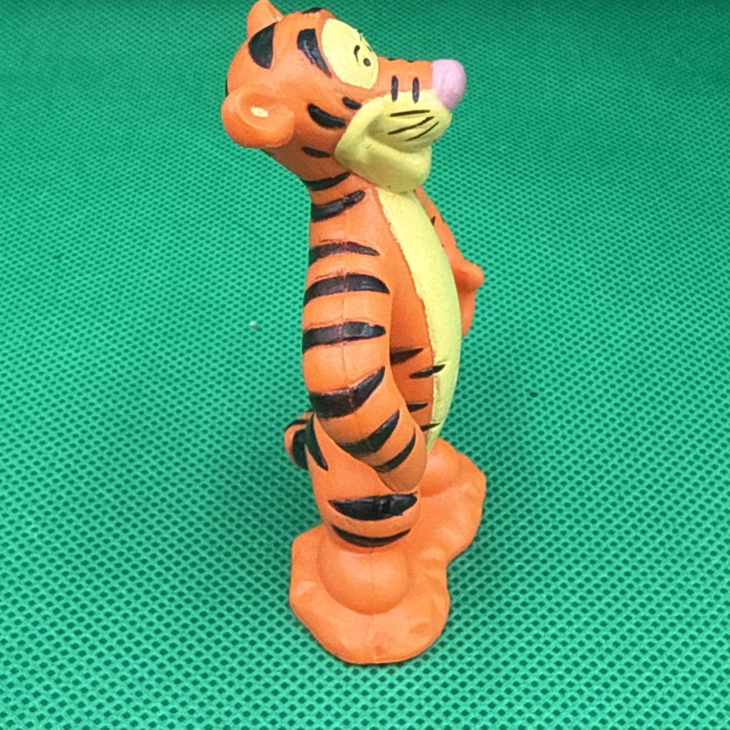 Disney 3 Inch Winnie The Pooh Tigger Plastic Figure w Base Collectible