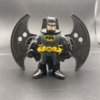 Imaginext Figure - black BATMAN with bat flying wings ONLY