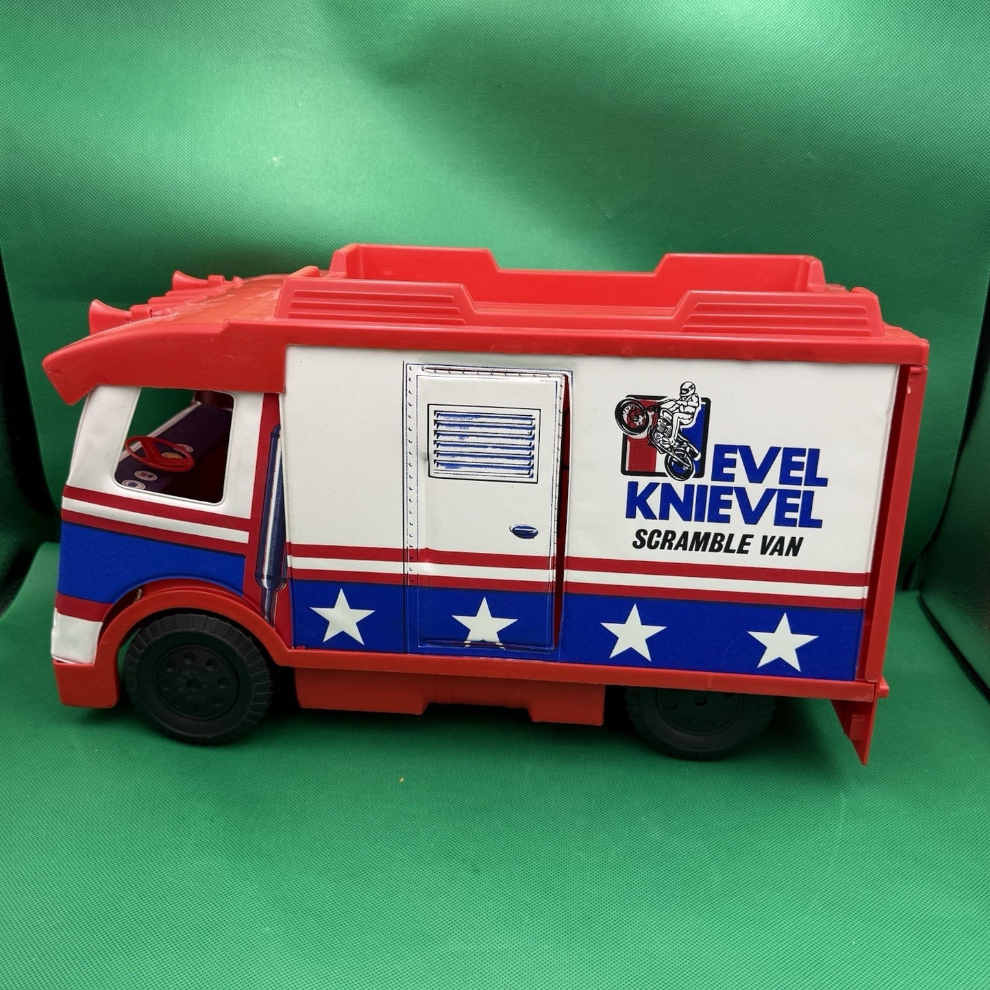 Original Evil Kenevil Scramble Van Ideal Toy Corp. 1973 With Open Box