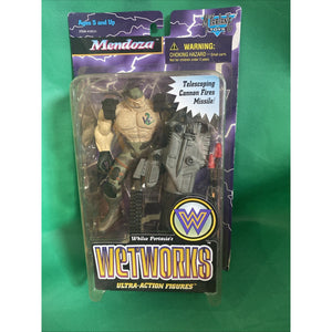 NIB Vintage 1996 McFarlane Wetworks Series 2 Mendoza Human Version Sealed Figure