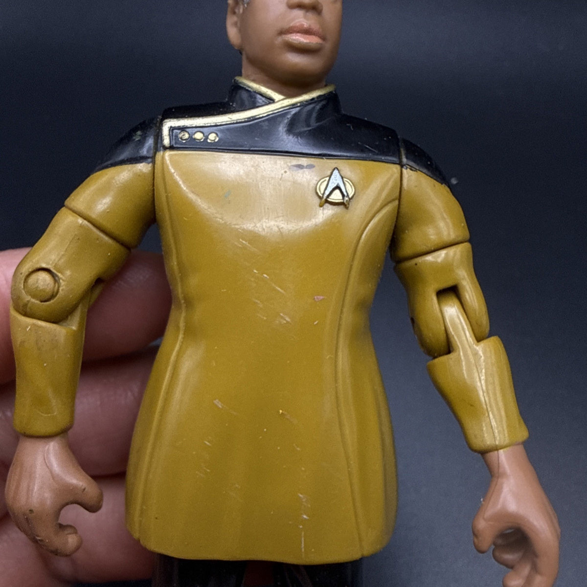 STAR TREK PLAYMATES TOYS 1993 GEORDI LA FORGE LOOSE FIGURE Ty65