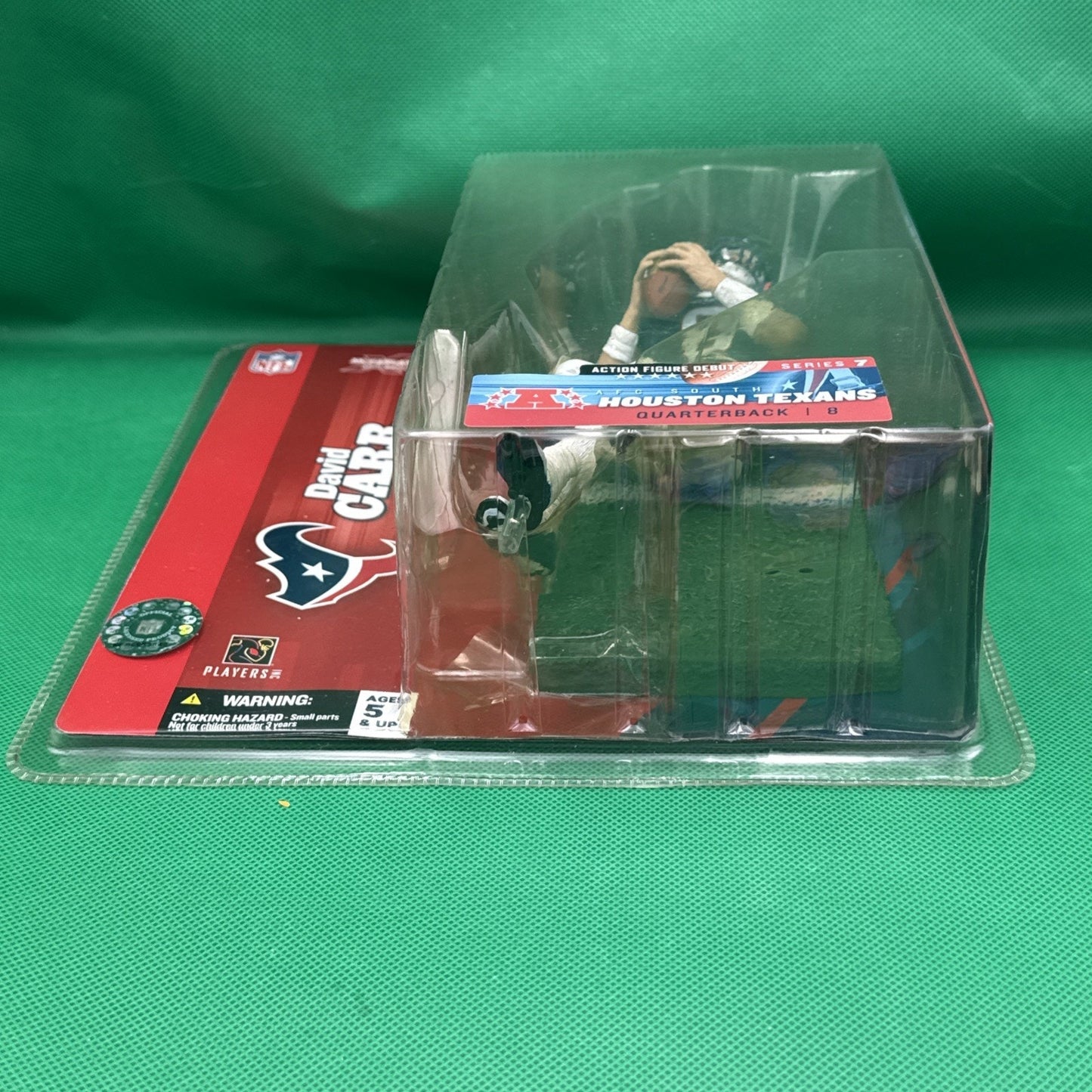 McFarlane NFL David Carr #8 Houston Texans QB Series 7 Action Figure Debut NIB