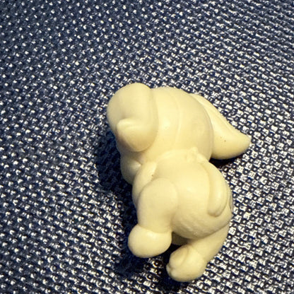 Raising Canes Restaurants 2" PVC Pencil or Straw Topper Figure - Puppy Dog Tan