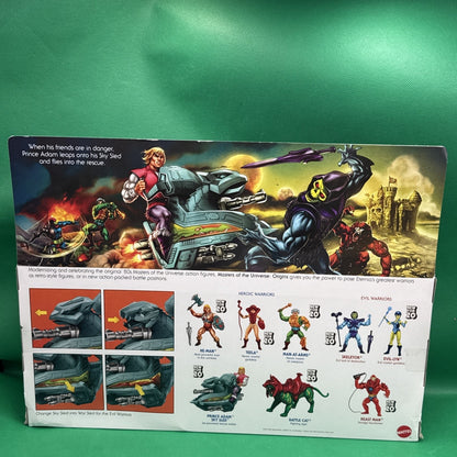 Motu Mattel Masters of the Universe Prince Adam's Sky Sled Retro 2019 He-Man New