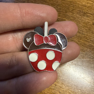 Disney Parks Hidden Mickey Cast 2015 WDW Character Candy Apples MINNIE MOUSE Pin