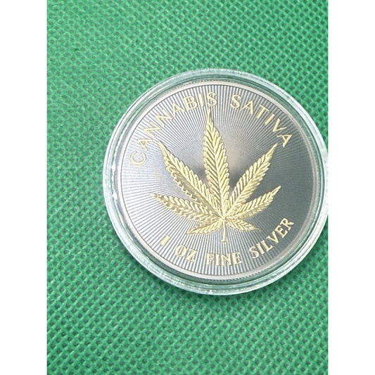 Hemp United Crypto States Silver Coin 1 oz 0.00001 Bitcoin 2026
