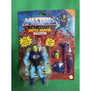 Battle Armor Skeletor Masters of the Universe Unpunched Action Figure Set