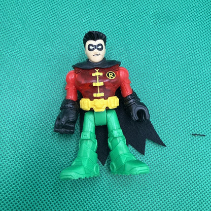 Fisher Price Imaginext DC Action Figure ROBIN Batman Sidekick Bat Tech Clear