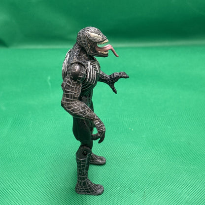 2007 Marvel Spider-Man 3 - Venom - Black Grey Silver Action Figure Loose