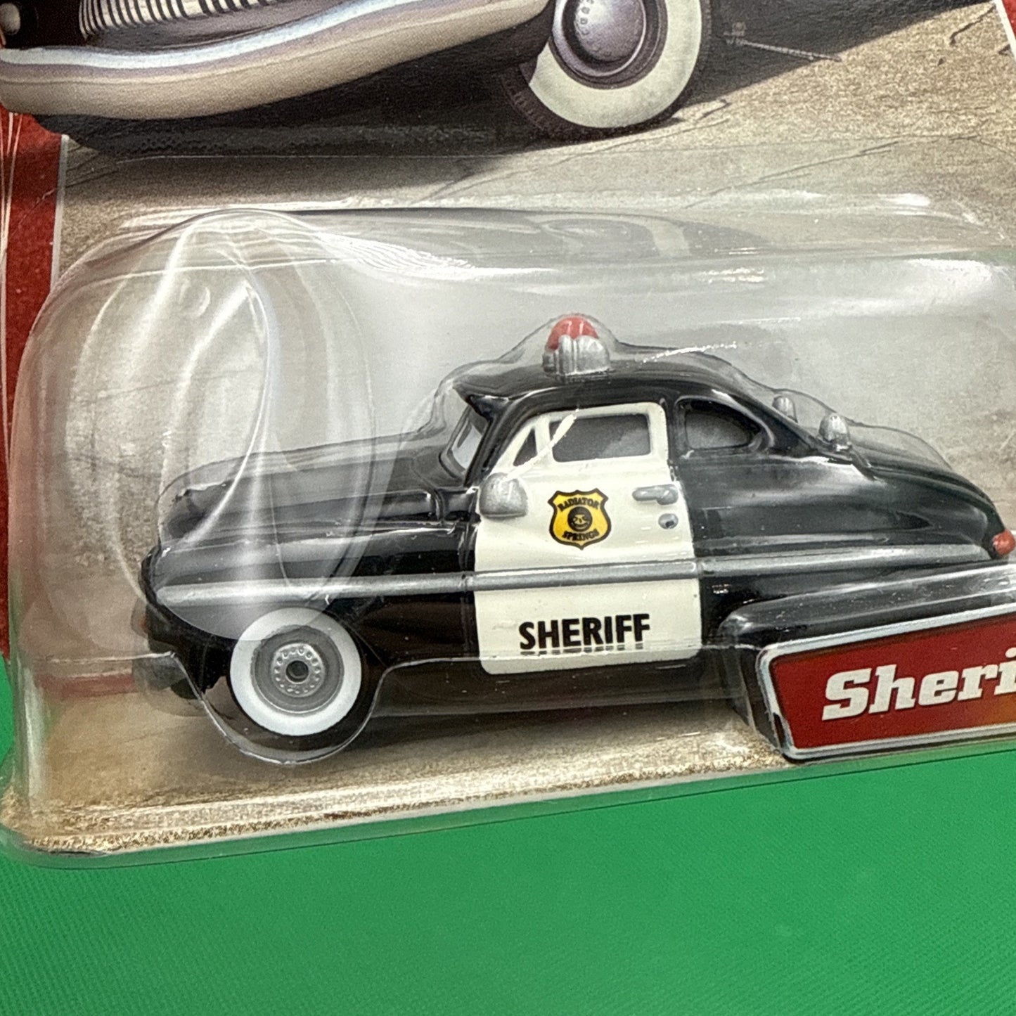 2006 DISNEY/PIXAR CARS SHERIFF Original Release Desert Scene