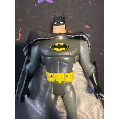 Batman The Animated Series Batman Silver Suite Black Cloth Cape DC 2002 JLU