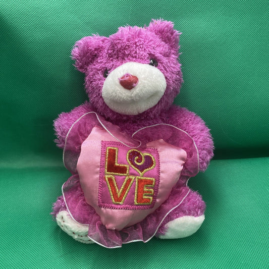 BEAR - Dan Dee 2005 Our First Valentine Bear No Tags Plush Stuffed Animal