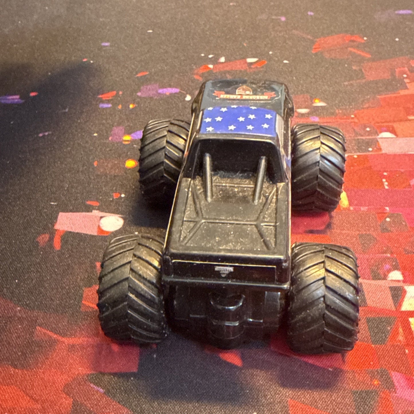 SFX Motorsports Airborne Ranger Mini MONSTER TRUCK Pull Back Action 2002 Plastic