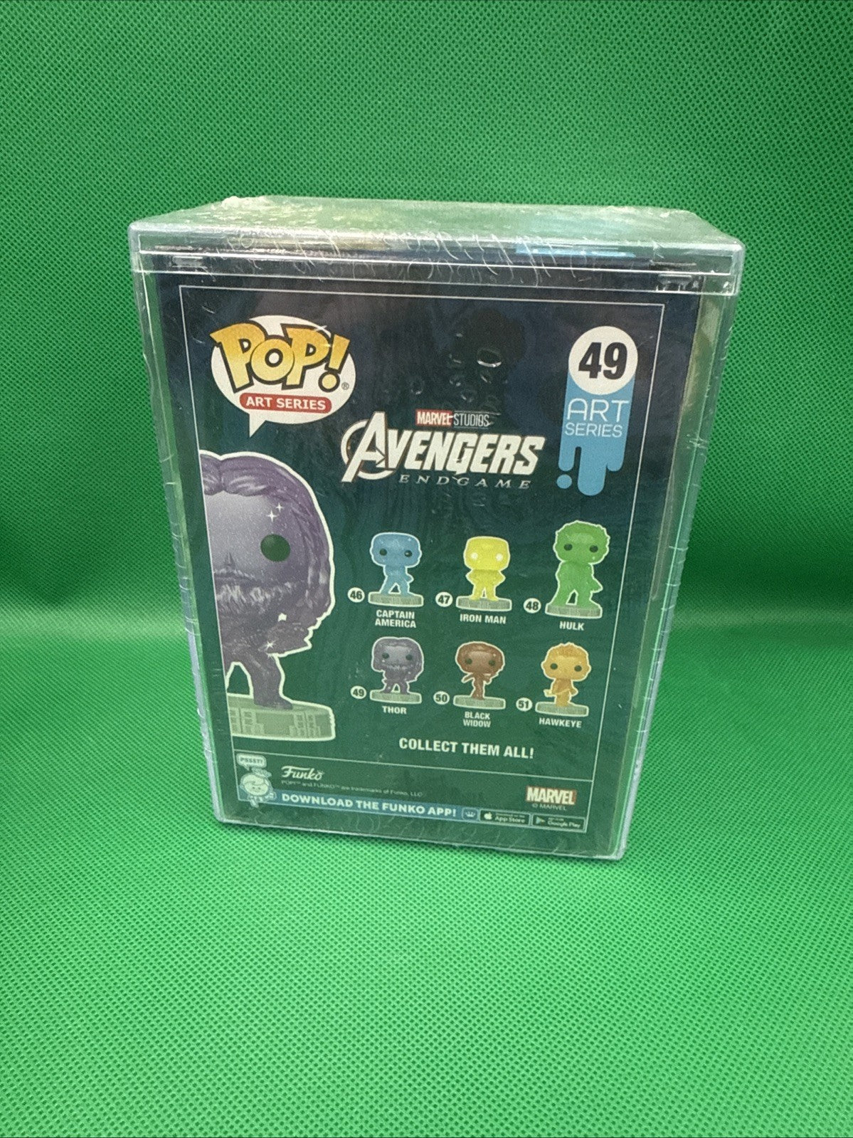 Figurine Funko Pop 39Art Series Marvel Infinity Saga Thor SEALED + PLASTIC BOX - toyscardscomics