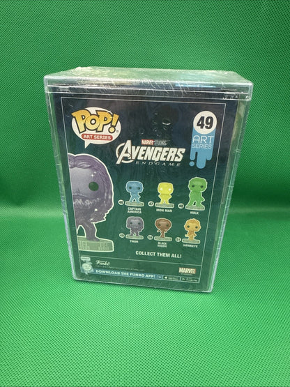 Figurine Funko Pop 39Art Series Marvel Infinity Saga Thor SEALED + PLASTIC BOX - toyscardscomics