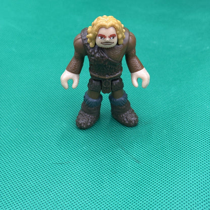 Fisher Price Imaginext Action Figure Ultra T - Rex CAVEMAN Warrior - toyscardscomics