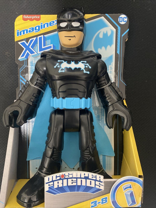 Fisher - Price Imaginext DC Super Friends Batman XL – Bat Tech Blue, 10 - inch - toyscardscomics