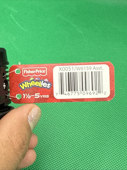 Fisher Price Pixar Cars Jeff Corvette Wheelies For Little People 2011 Rare - toyscardscomics