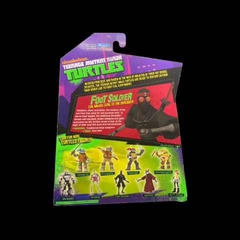 FOOT SOLDIER - Nickelodeon Teenage Mutant Ninja Turtles - Playmates Figure 2012 - toyscardscomics