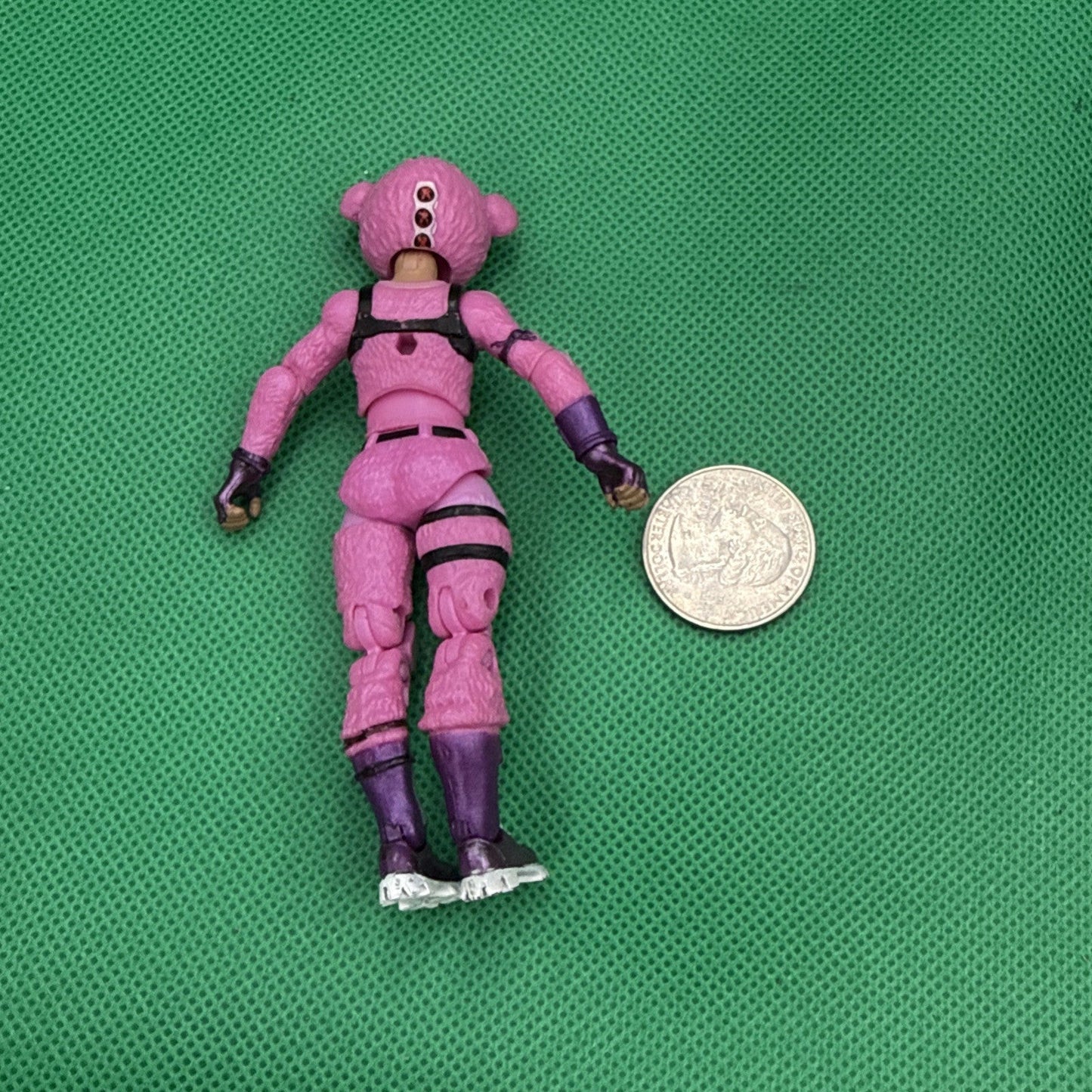 Fortnite Cuddle team leader Pink Bear 4" Action Figure 2018 Toy Jazwares - toyscardscomics