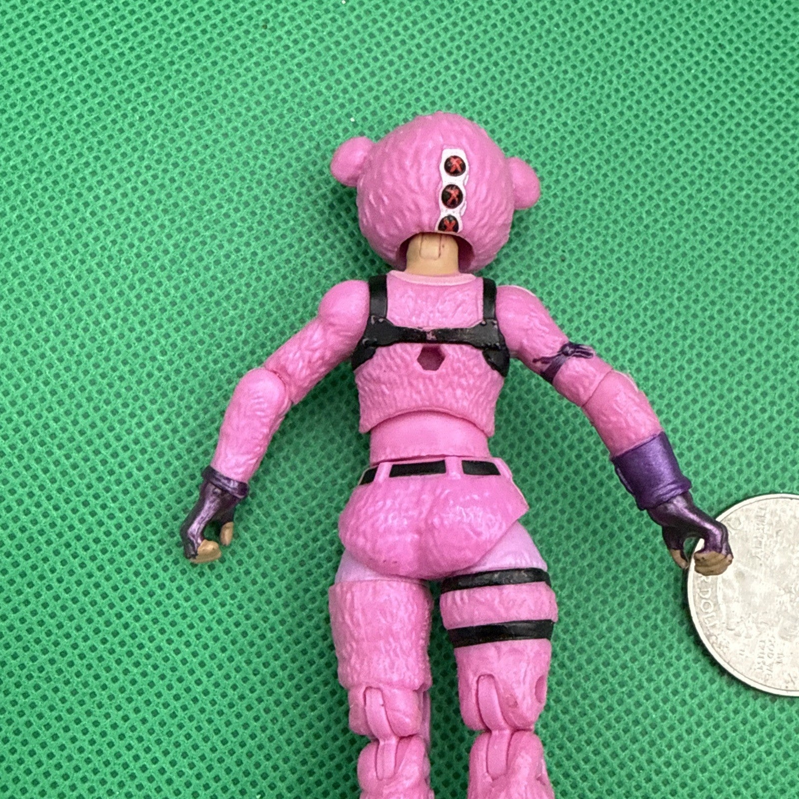 Fortnite Cuddle team leader Pink Bear 4" Action Figure 2018 Toy Jazwares - toyscardscomics