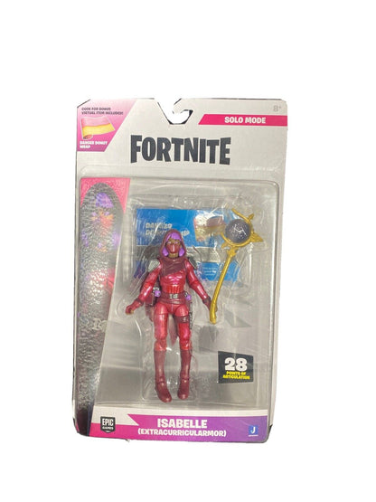 Fortnite Series 23 #239 Solo Mode ISABELLE EXTRACURRICULARMOR Figure NEW - toyscardscomics