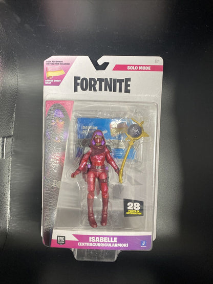 Fortnite Series 23 #239 Solo Mode ISABELLE EXTRACURRICULARMOR Figure NEW - toyscardscomics