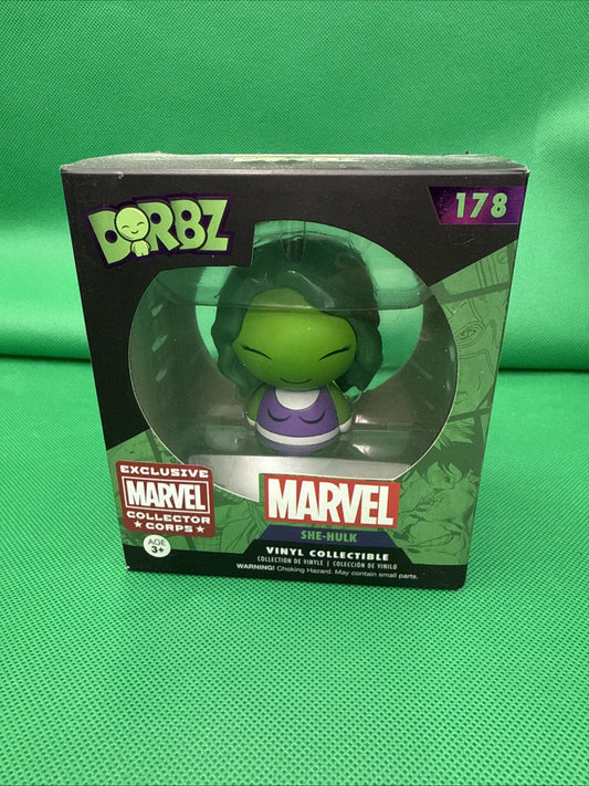 Funko Dorbz She - Hulk 178 Vinyl Figure Marvel Collector Corps NEW MIB - toyscardscomics
