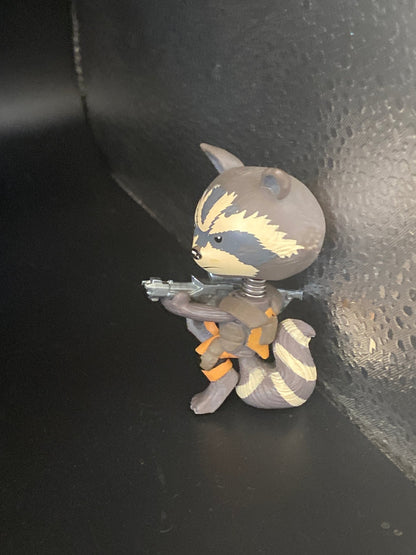 Funko Mystery Minis Bobble - head Guardians Of The Galaxy Rocket - toyscardscomics