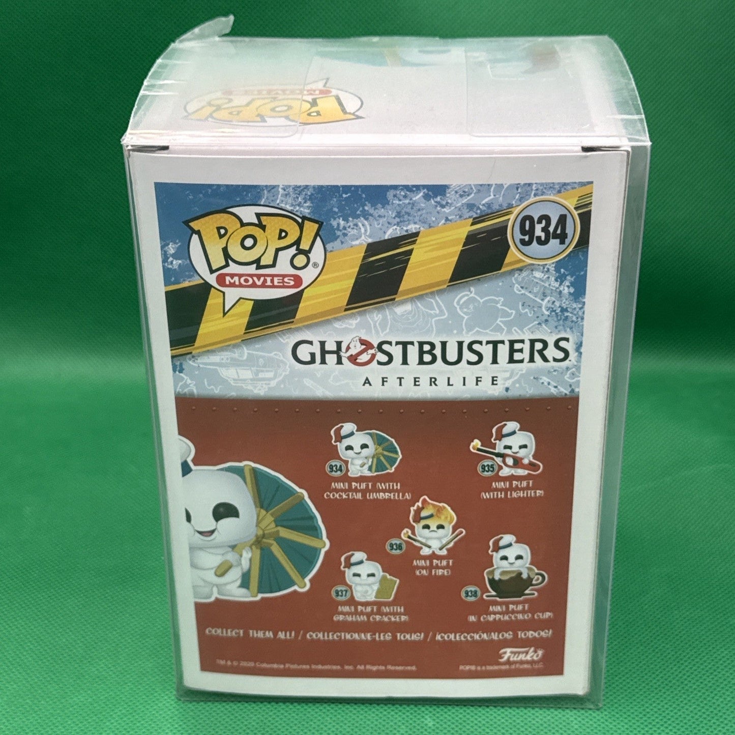 Funko Pop 934 Ghostbusters Mini Puft W/Cocktail Umbrella mint NIB w/protector - toyscardscomics