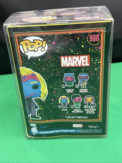 Funko Pop! 988 Marvel Loki - Sylvie (Blacklight) Target Exclusive - toyscardscomics