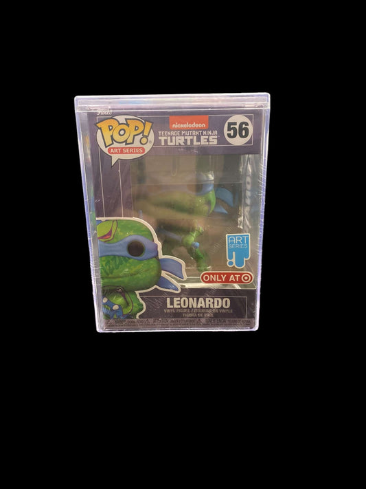 Funko Pop! Art Series Leonardo #56 TMNT Figure W/Hard Protector Case Sealed New - toyscardscomics