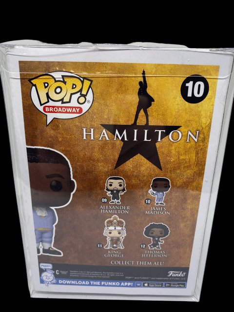 Funko PoP! Broadway Hamilton "James Madison" 10 with Pop Protector - toyscardscomics