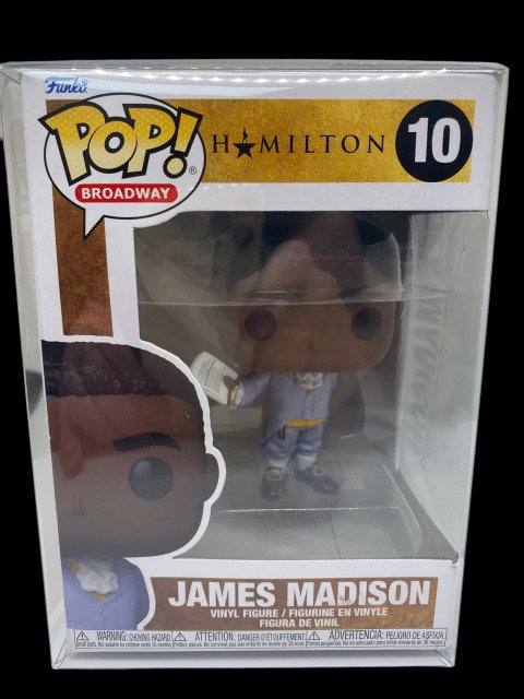 Funko PoP! Broadway Hamilton "James Madison" 10 with Pop Protector - toyscardscomics