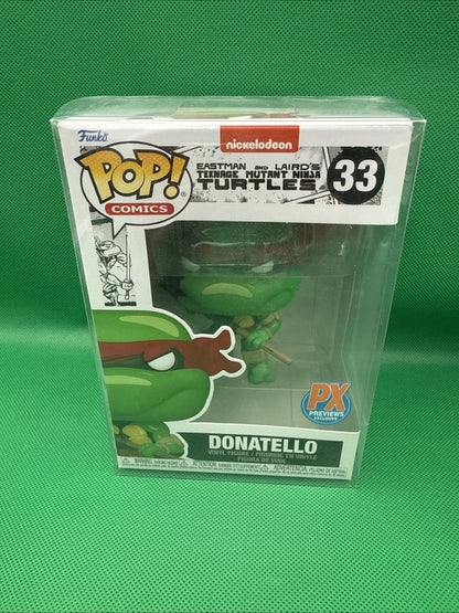 Funko Pop! Comics : Teenage Mutant Ninja Turtles 33 - Donatello & Protector - toyscardscomics