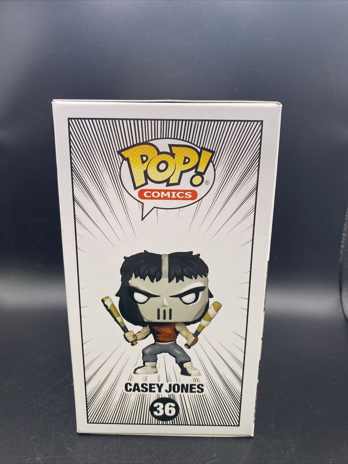 Funko Pop Comics Teenage Mutant Ninja Turtles Casey Jones #36 TMNT PX Exclusive - toyscardscomics