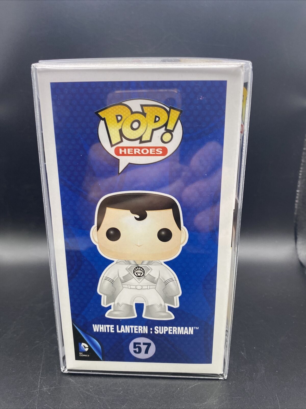 Funko Pop! DC Super Heroes #57 White Lantern: Superman Fugitive Toys Exclusive - toyscardscomics